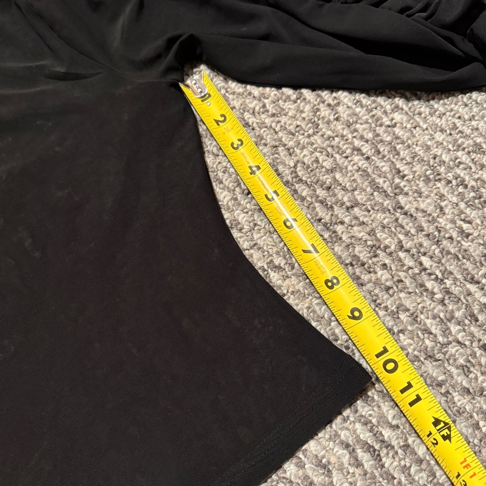 MESH RUFFLE SLEEVE TOP - Picture 4 of 6